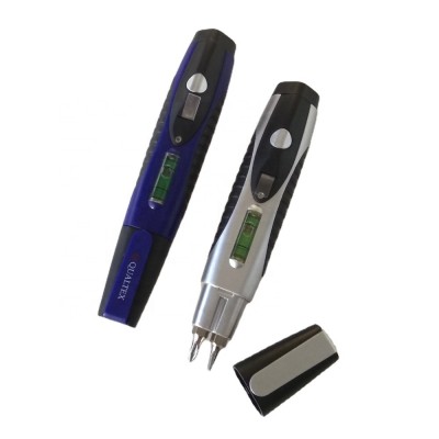 pocket pen shape screwdriver tool set with LED light