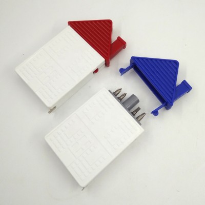 mini house shaped pocket multi screwdriver tool set